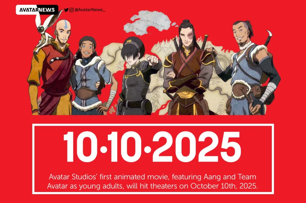 La película de avatar llegara a los cines en 10 de Octubre de 2025